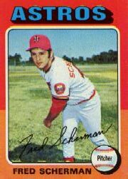 1975 Topps Baseball Cards      252     Fred Scherman